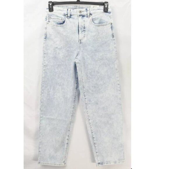 Style & Co High Rise Straight Leg Acid Wash Mom Jean 16W - Picture 4 of 8